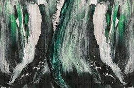 绿色抽象地毯图案