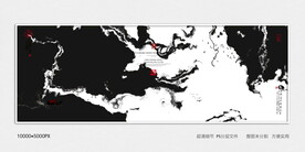 高端水墨丝绸印花