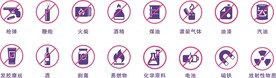 违禁品图标矢量源文件
