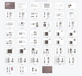 小区导视系统施工图