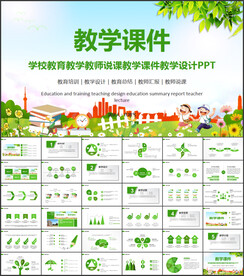 教师说课教育教学课件PPT