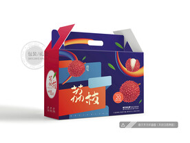 荔枝包装 平面图