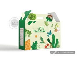 果蔬包装 平面图