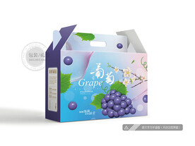 葡萄包装设计 平面图