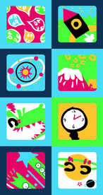 九宫格彩色漫画