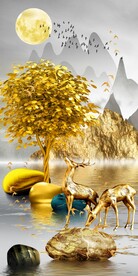 金山麋鹿发财树