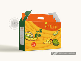 榴莲包装 平面图
