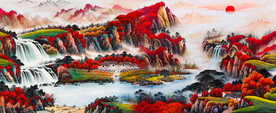 鸿运当国画
