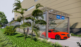 车库雨棚效果图