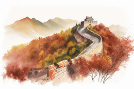 长城秋色
