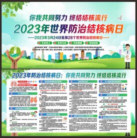 防治结核病展板