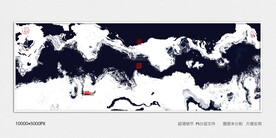 水墨电视背景墙