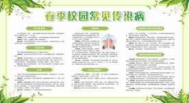春季校园常见传染病宣传栏