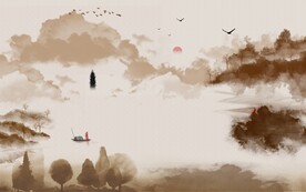意境山水画