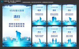 6S标准化管理制度展板