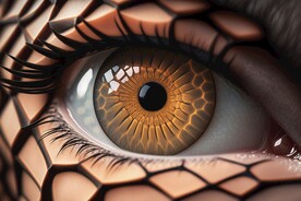 创意眼睛艺术瞳孔