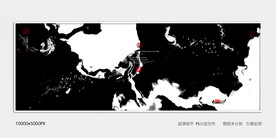 水墨电视背景墙