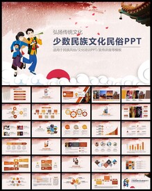 少数民族风情民族风民族PPT