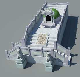 墓地坟墓设计案例效果图