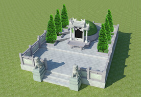 墓地坟墓设计案例效果图