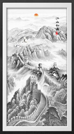 玄关山水画