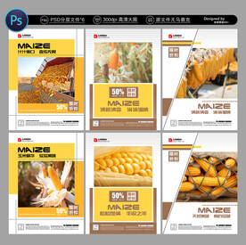 玉米展板