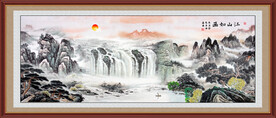 巨幅客厅山水画