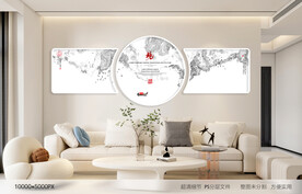 中式复古水墨装饰画