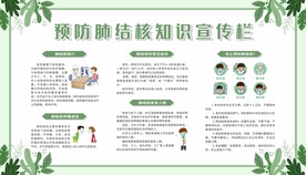 防治肺结核健康教育宣传栏