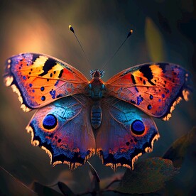 美丽的蝴蝶翅膀