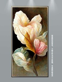 春日花卉立体艺术装饰画