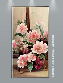 北欧治愈系花卉静物客厅装饰画