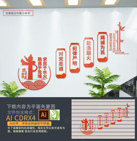 消防楼梯文化墙