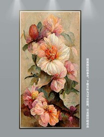 生如夏花北欧大气花卉装饰画