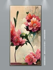 立体美式花卉装饰画