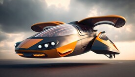 科幻飞行跑车