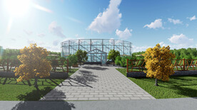 农业蔬菜大棚设计案例效果图