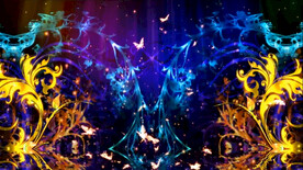 蝴蝶飞飞 舞蹈 舞美背景视频