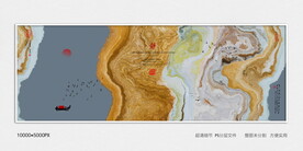 中式水墨艺术屏风