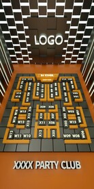 夜店酒吧夜场桌位卡座应急模板