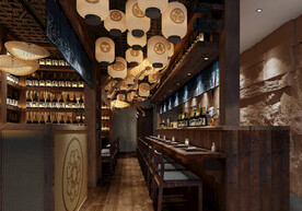 日式餐厅效果图