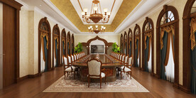 东南亚风格会议室