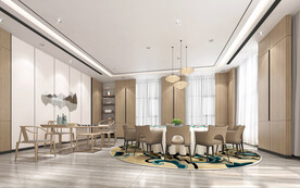 餐厅包厢效果图