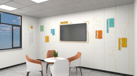 解压室休闲室茶水间墙面