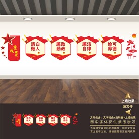 廉洁校园廉政文化墙