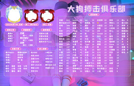 粉色系游戏背景墙图设计