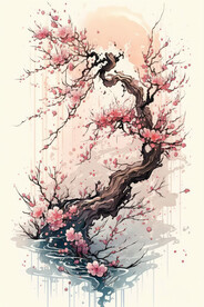 国画梅花