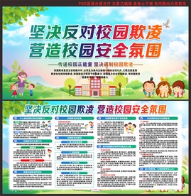 校园安全展板