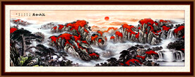 客厅山水画
