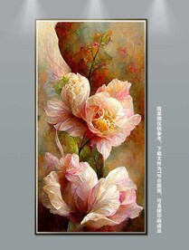 欧美华丽高端复古风花卉油画